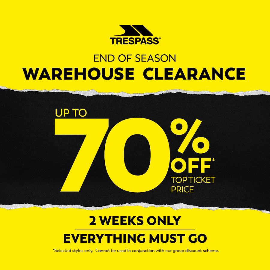 WAREHOUSE CLEARANCE 1080X1080