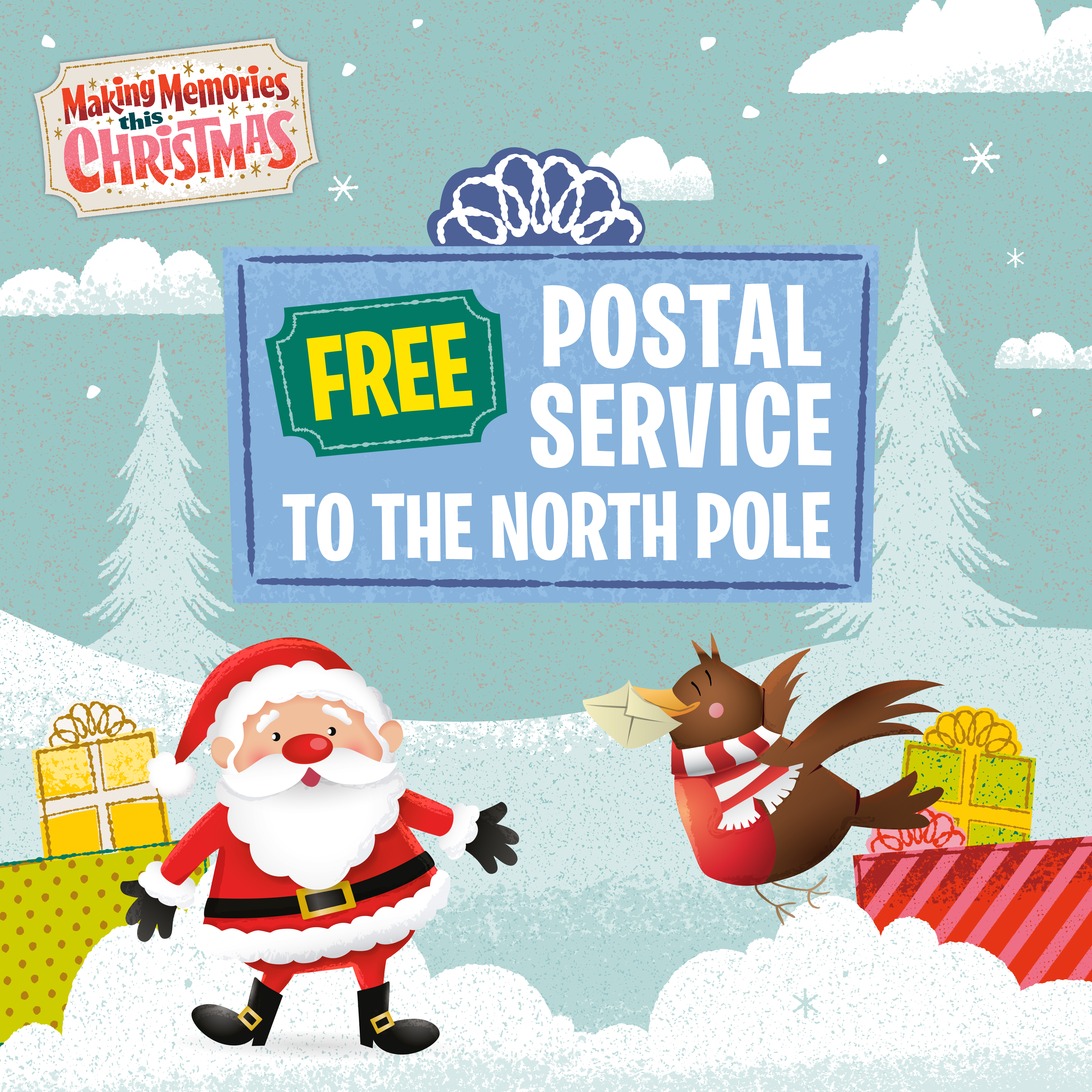 Letters To Santa Online Assets V2 Beat The Rush Assets IG FB 1080X1080px