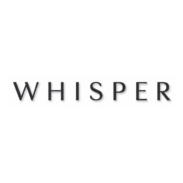Whisper store logo